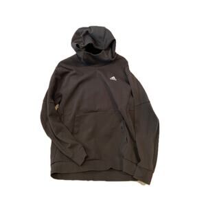 Adidas Black Pullover Hoodie Mens Lar